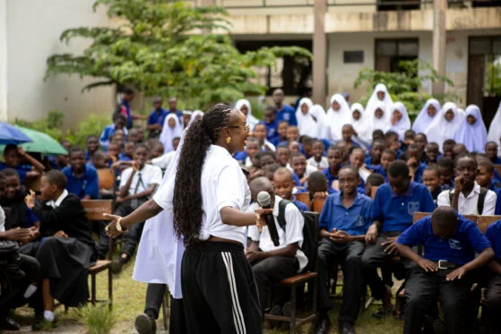 FRIDA AMANI SCHOOL OUTREACH PROGRAM AT MIKOCHENI SECONDARY SCHOOL